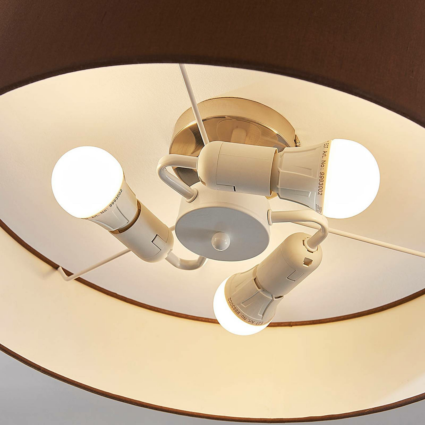 Lindby Deckenleuchte Sebatin Deckenlampe Lampe Leuchte mit E27-LED 50 cm br763