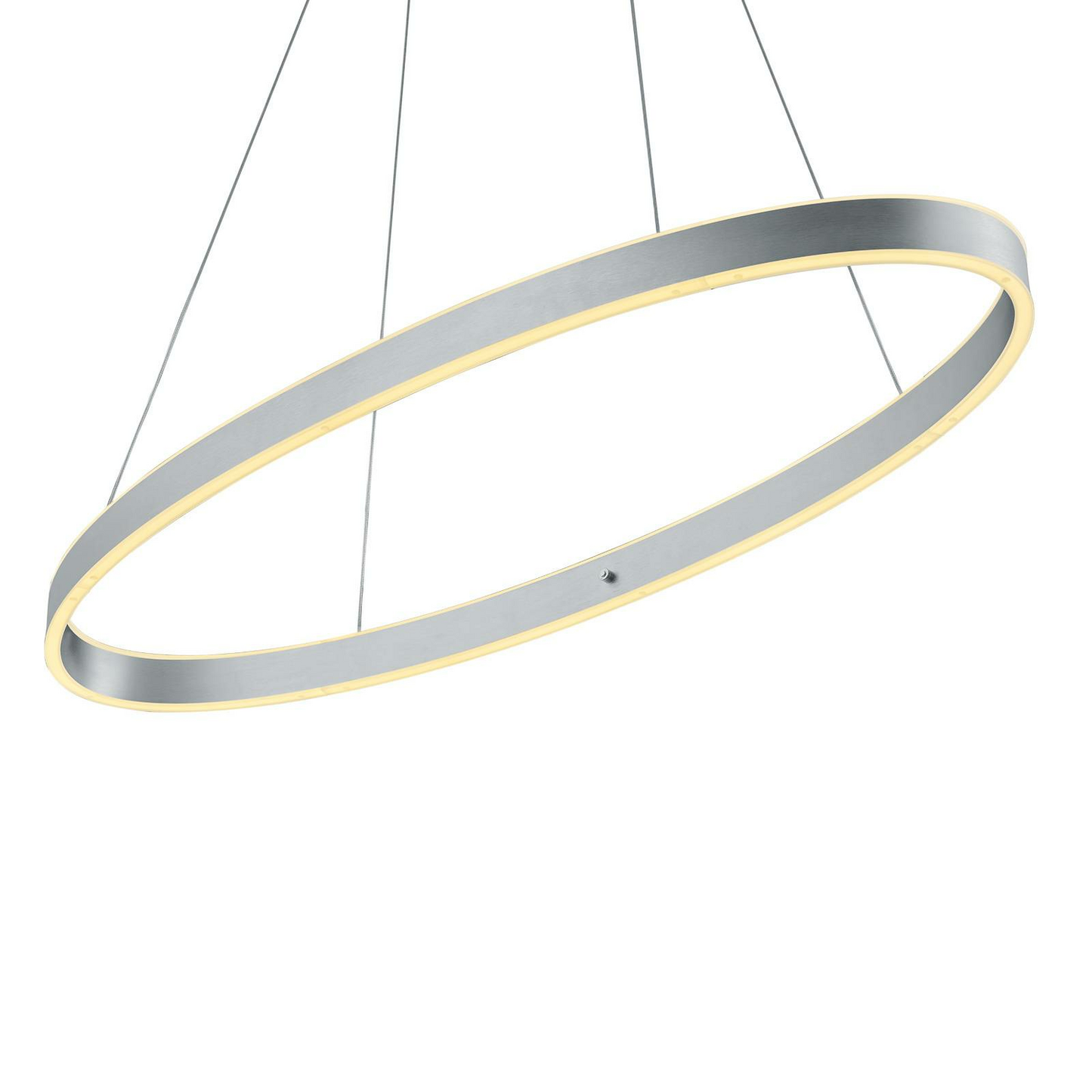 B-Leuchten Delta LED-Hängeleuchte Pendellampe Deckenleuchte Lampe rund alu matt