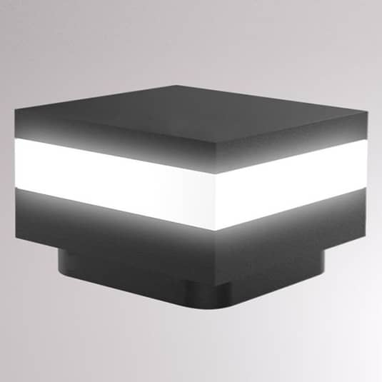 Molto Luce Mash LED-Sockelleuchte IP65 Wegelicht Gartenleuchte LED anthrazit