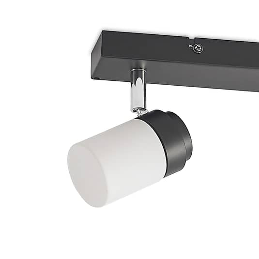 Lindby Alimari Deckenstrahler Deckenlampe Strahler Deckenleuchte schwarz matt G9