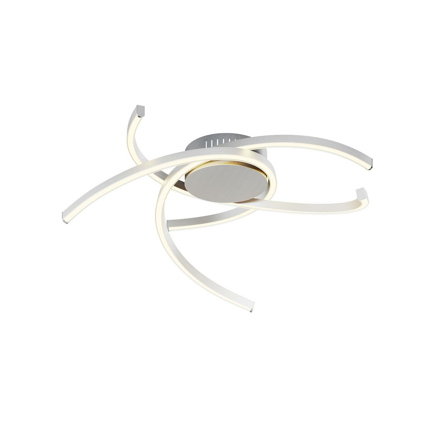 Lindby Katris LED-Deckenleuchte Deckenlampe Wohnzimmlampe Lampe Ø 58 cm alu175