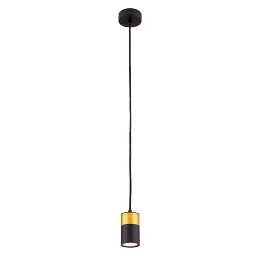 Orion Pendelleuchte Martini Deckenleuchte Hängelampe Flurlicht GU10 schwarz gold