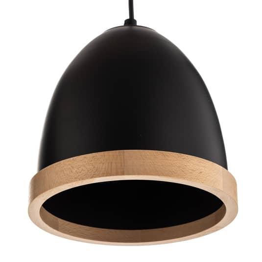 Euluna Hängelampe Studio mit Holzdekor Hängeleuchte Pendelleuchte Leuchte Lampe