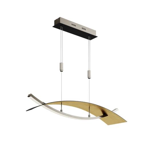 Lucande LED-Hängeleuchte Hängelampe Lampe Leuchte Marija Blende waagerecht bl719