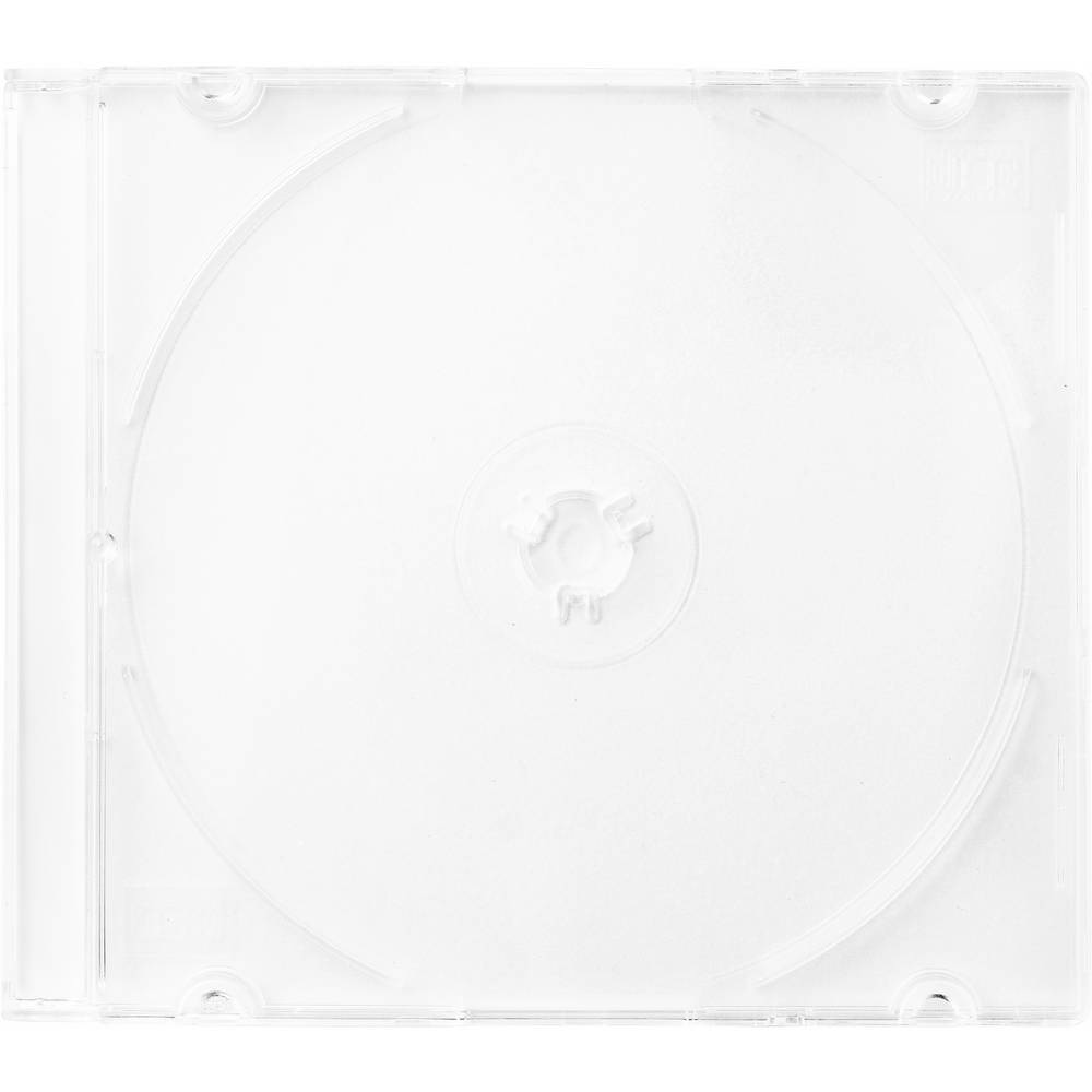 Basetech CD Hülle CD-Hülle DVD-Hülle Blu-Ray-Hülle Acryl Transparent 50 STÜCK