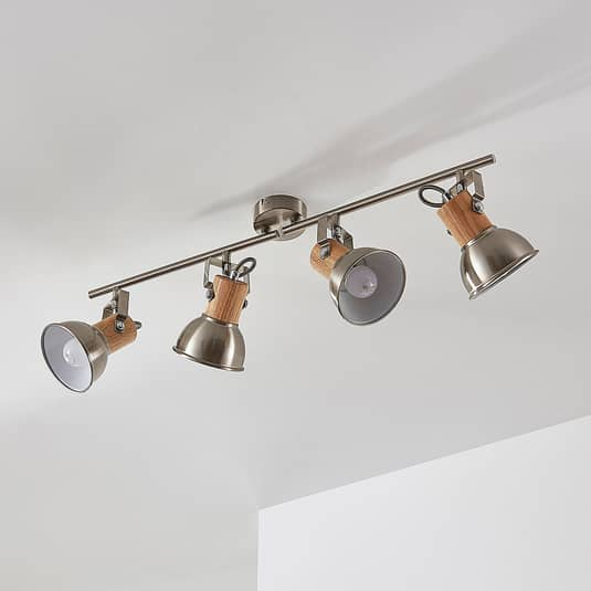 Lindby LED-Deckenleuchte Dennis Wohnzimmerleuchte Deckenlampe Deckenlicht E14371