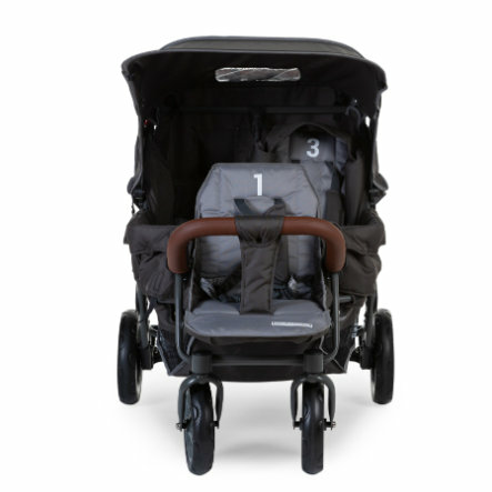 CHILDHOME Drillingssportwagen Kinderwagen Kombikinderwagen Triplet Buggy 463
