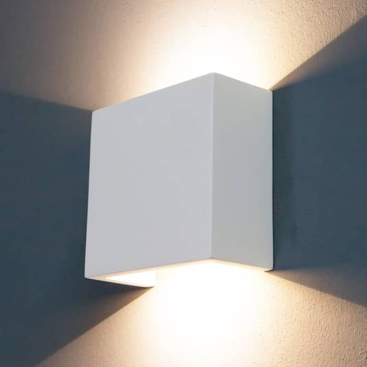 Lindby LED-Wandleuchte Fabiola Wohnzimmerleuchte Flurleuchte Deko-Gipsleuchte763