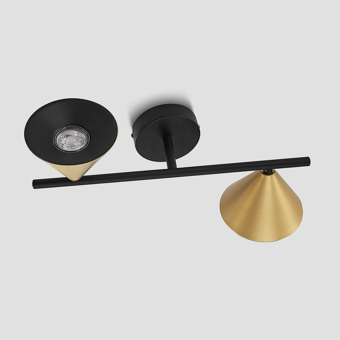 Lucande Kartio Wandleuchte Wandlampe Lampe Leuchte 2-flammig up down messing917
