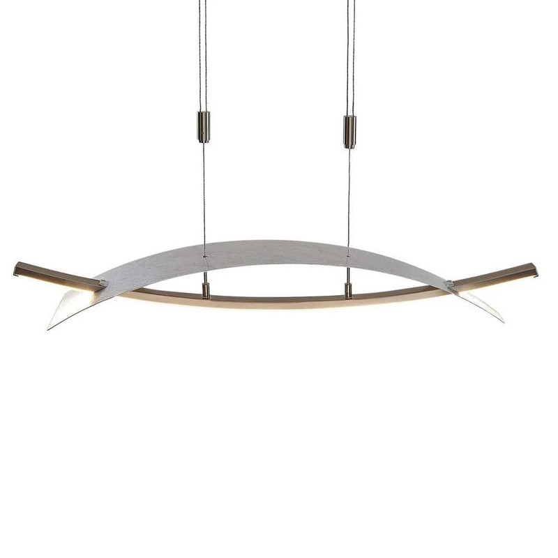 Lucande LED-Hängeleuchte Marija Pendellampe Deckenlampe Blende waagerecht sil495