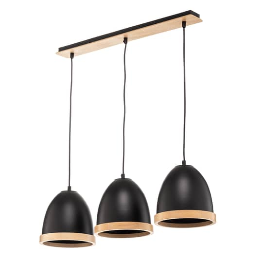 Euluna Hängelampe Studio mit Holzdekor Hängeleuchte Pendelleuchte Leuchte Lampe