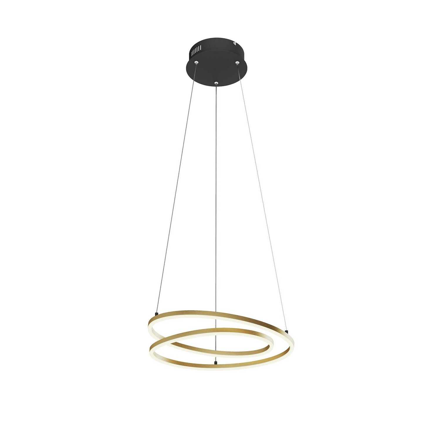 Lindby Davian LED-Hängeleuchte Hängelampe Lampe Leuchte dimmbar messing schw276