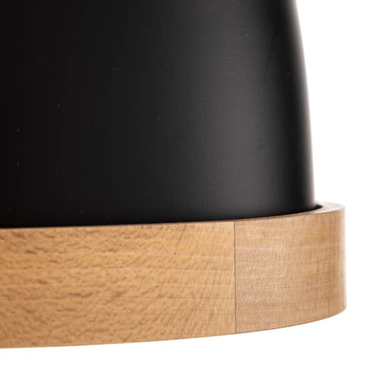 Euluna Hängelampe Studio mit Holzdekor Hängeleuchte Pendelleuchte Leuchte Lampe