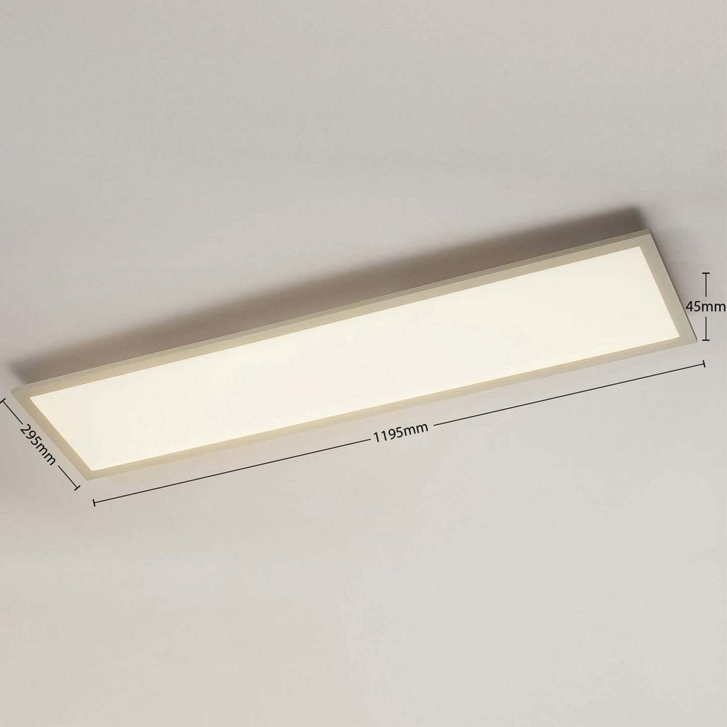 Arcchio Enja LED-Panel Deckenlampe Lampe Panelleuchte Deckenpanel 119,5 x 29,5cm
