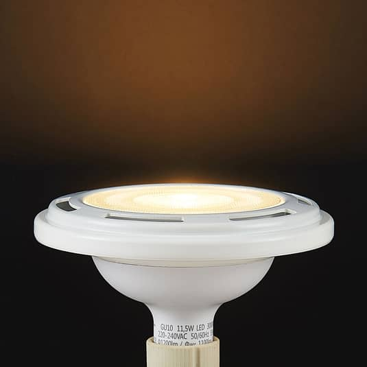 Lampenwelt LED-Reflektor Glühbirne LED GU10 11,5W dimmbar 3.000K weiß 2 STÜCK