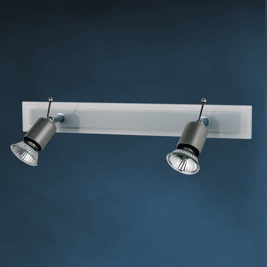 Busch Deckenleuchte SARA m. Glasblende 2-fl Deckenlampe Leuchte Wohnzimmerlampe