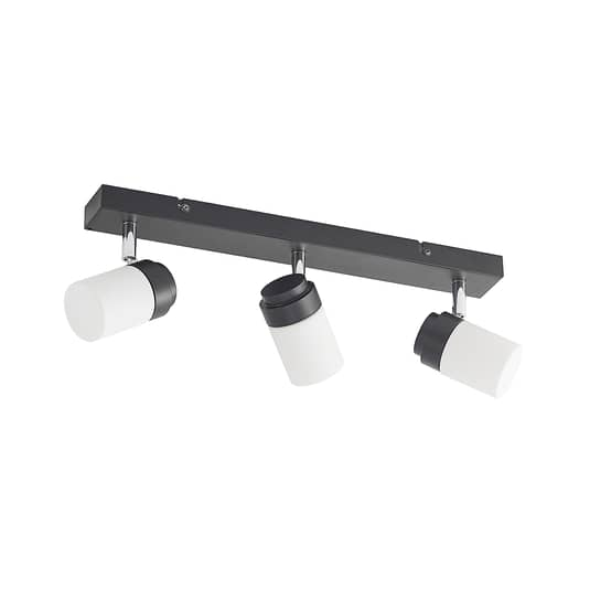 Lindby Alimari Deckenstrahler Deckenlampe Strahler Deckenleuchte schwarz matt G9