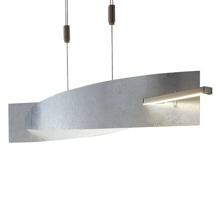 Lucande LED-Hängeleuchte Marija Deckenlampe Pendelleuchte Lampe Leuchte silber