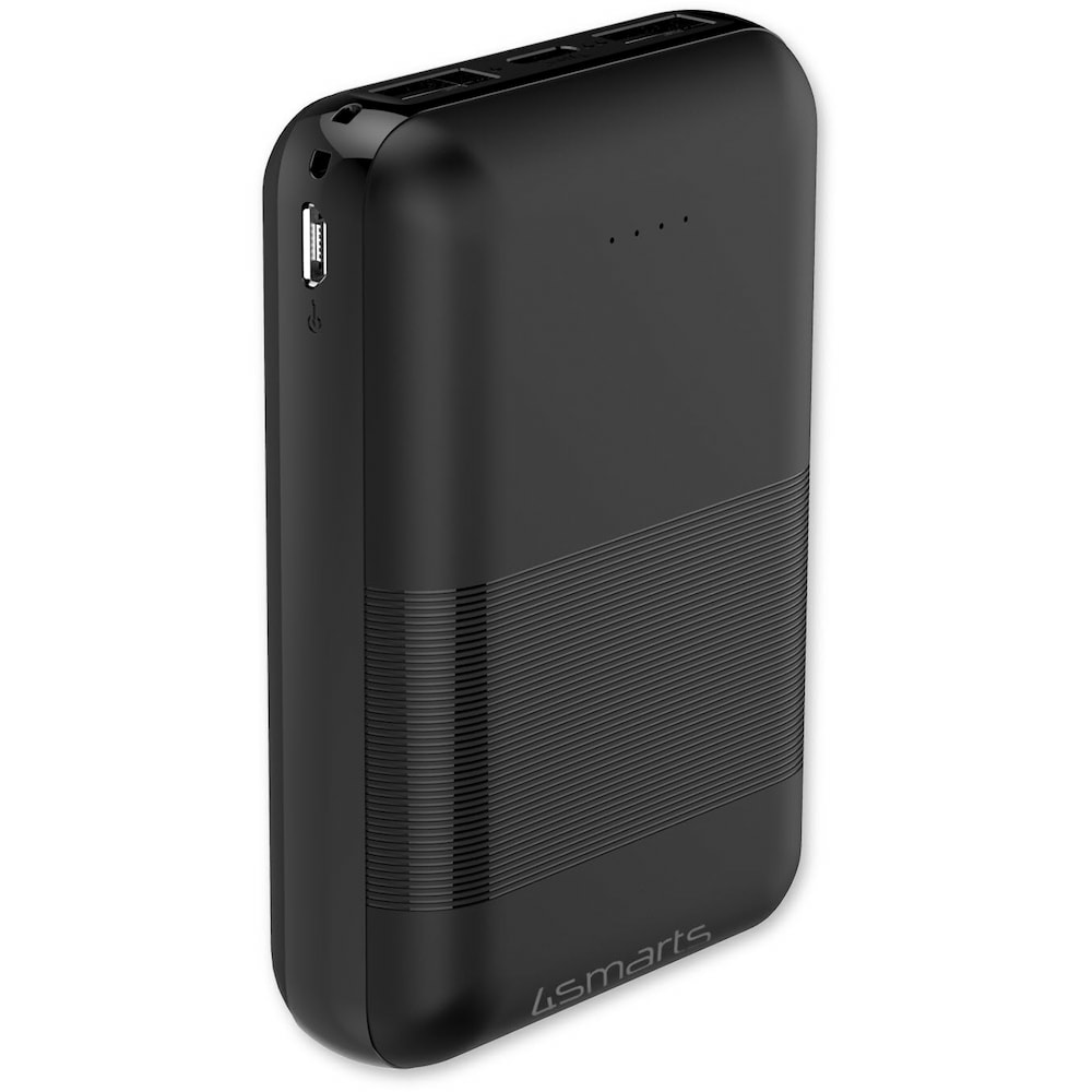 4smarts Powerbank VoltHub Go2 Energiespeicher Ladegerät 10000mAh schwarz