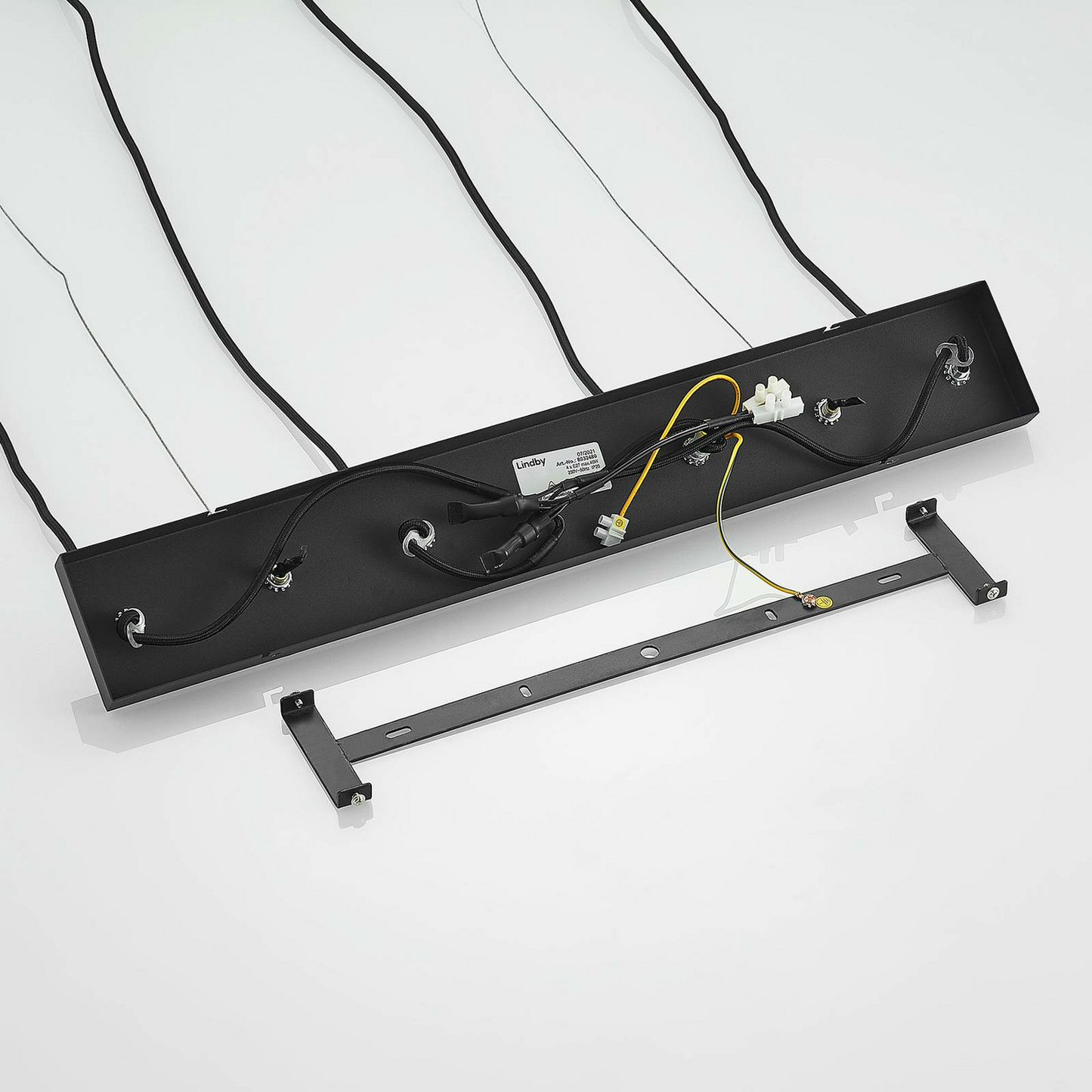 Lindby Vannis Pendelleuchte Deckenlampe Wohnzimmerlampe Küchenlampe E27 dimmbar