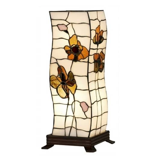 ArtistarTiffany-Stil Tischleuchte Blossom Schreibtischlampe Bürotischlicht E14