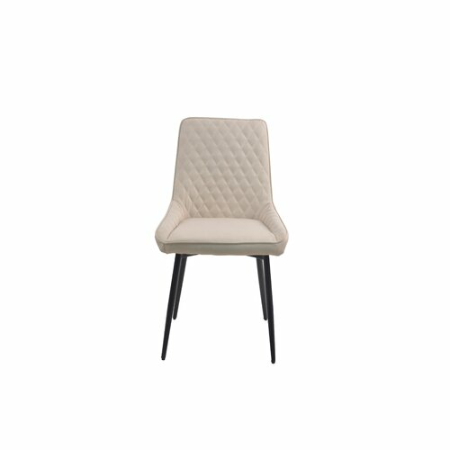 Möbilia 2er Esszimmerstuhl Baja Polsterstuhl Stuhl Küchenstuhl Wohnzimmer Beige