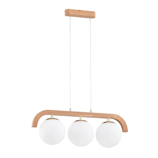 Euluna Kryza Hängeleuchte Hängeleuchte Deckenlampe Pendelleuchte Lampe Holz 3-fl