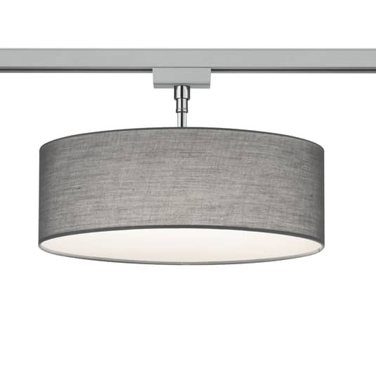 Trio Lighting 2-Phasen-Deckenlampe DUOline Deckenlampe Deckelicht 2xE27 grau