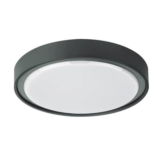 Viokef LED-Außen-Deckenleuchte Anabella Deckenlampe Deckenlicht 19W dunkelgrau