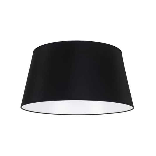 Lampenschirm Lampen Deckenlampe Hänge Leuchte Cone Höhe 25,5 cm, Chintz schwarz
