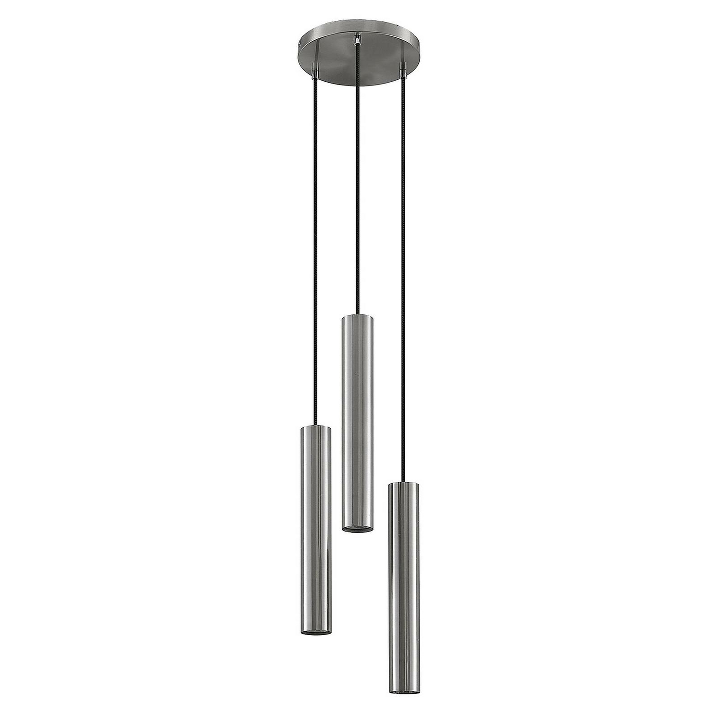 Lindby Joffrey Hängeleuchte Hängelampe Lampe Leuchte 3-flammig GU 10 nickel459