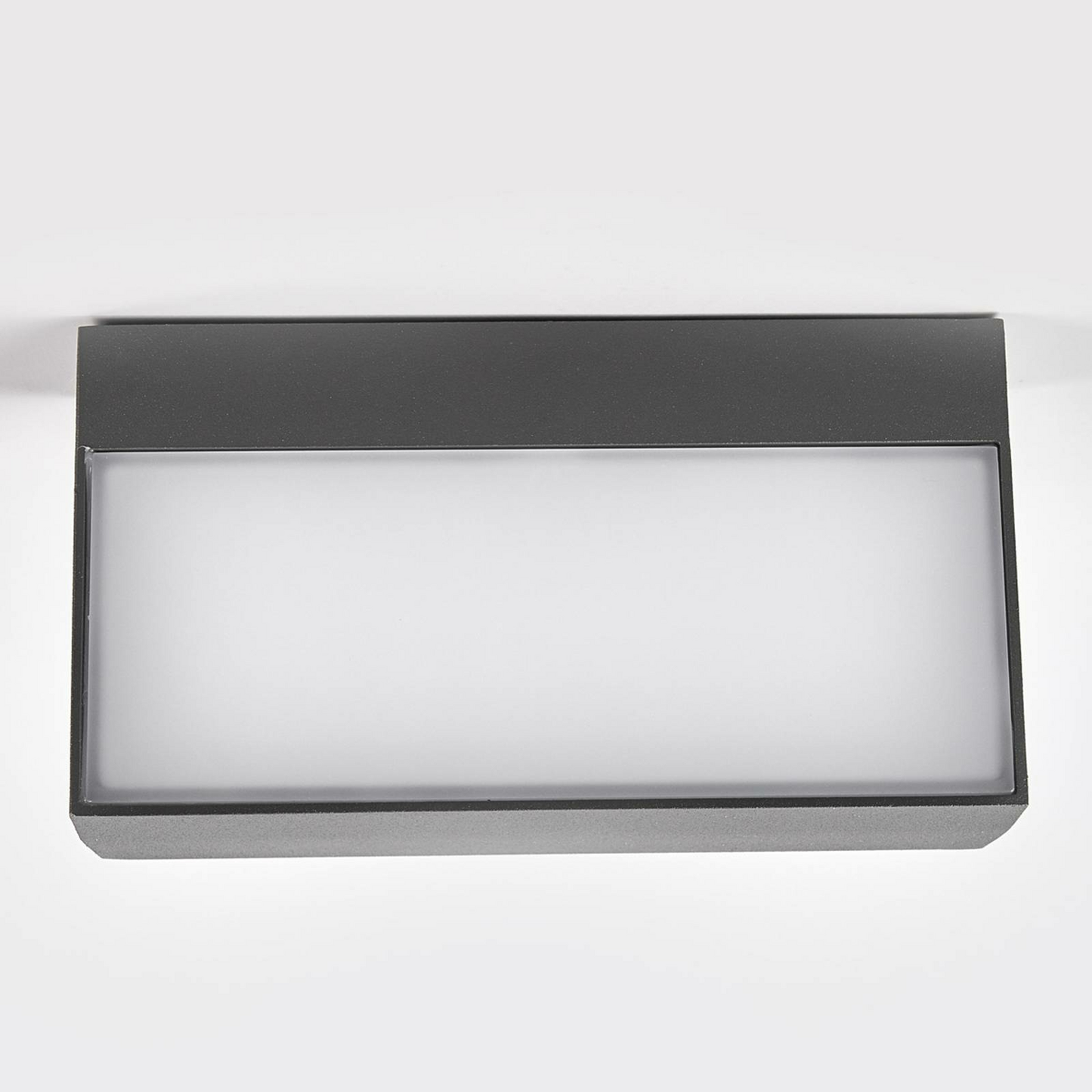 Lucande Lissi LED-Außenwandlampe in eckiger Form Außenwandleuchte Wandlampe LED