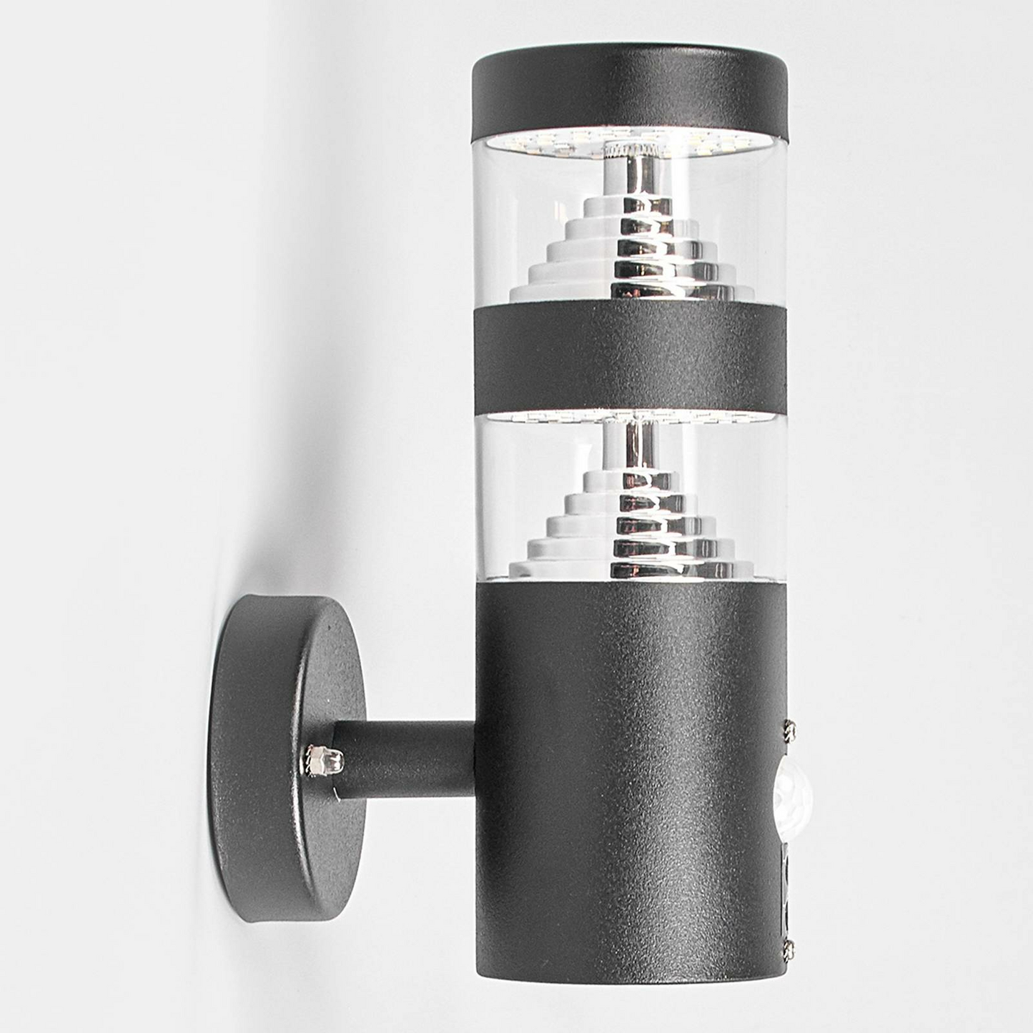 Lindby Sensor-Außenwandleuchte Lanea mit LED Außenwandlampe Lampe Leuchte