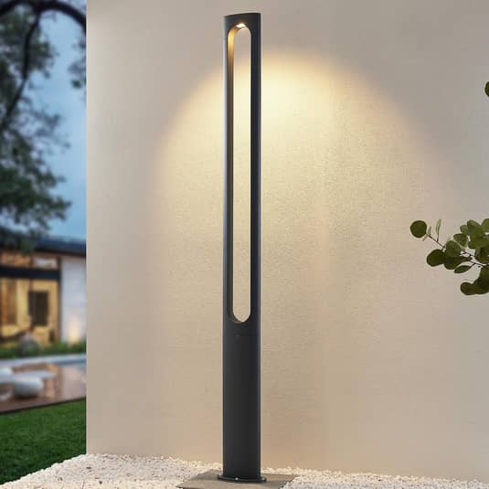 Lucande Dovino Led Mastleuchte Außenleuchte Gartenlampe Lampe Leuchte 18 W 200cm B-Ware