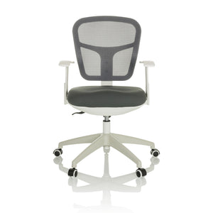 B-Ware hjh OFFICE Bürostuhl Drehstuhl Schreibtischstuhl Netzstoff Stoff Armlehne grau