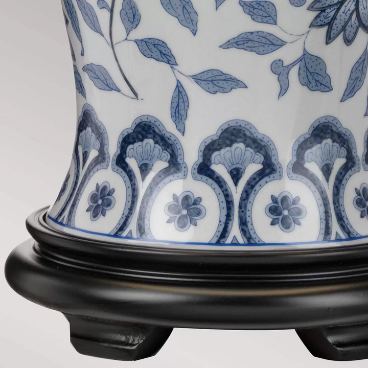 Elstead Tischleuchte Ying Stehlampe Stehleuchte Lampe Leuchte Spot Stoffschirm