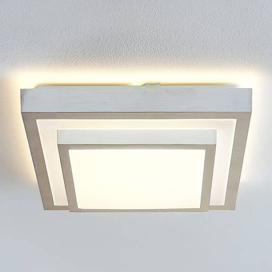 Lindby Mirco LED-Alu-Deckenlampe Deckenlampe Deckenlicht Wohnzimmerleuchte 321