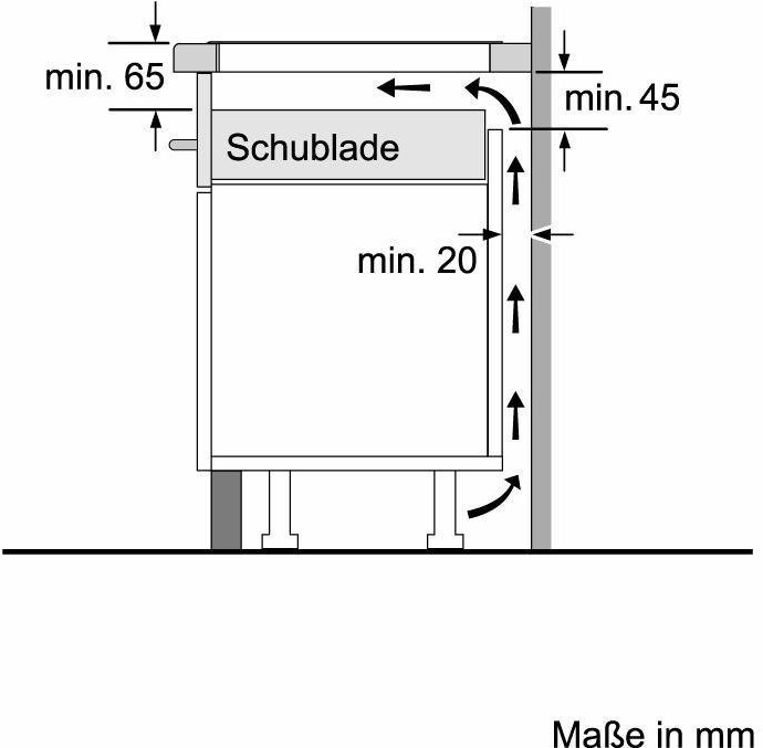 Neff N 70 Induktionskochfeld 80 cm Schwarz Autarkes Kochfeld Küchengerät Herd