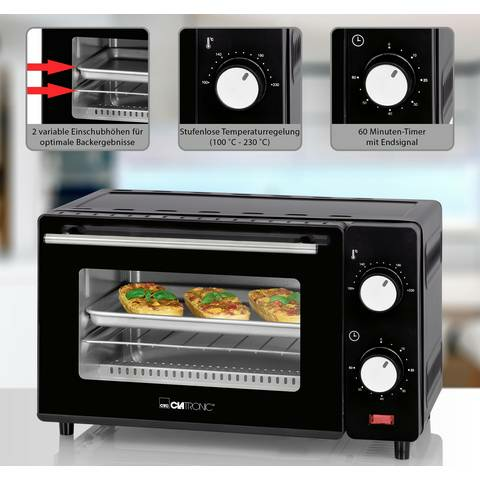 B-Ware Clatronic Mb 3746 Minibackofen Backofen Toasterofen Ofen Tischbackofen Schwa88