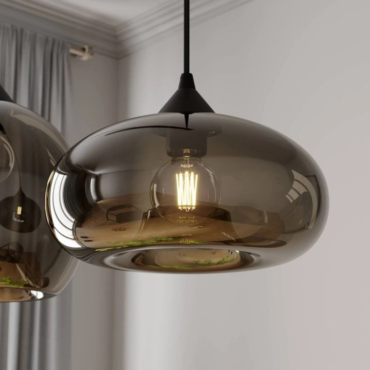 Pendelleuchte Pendellampe Hängelampe Hängeleuchte Lindby Marla Grau Metall B-Ware - 4251096569766