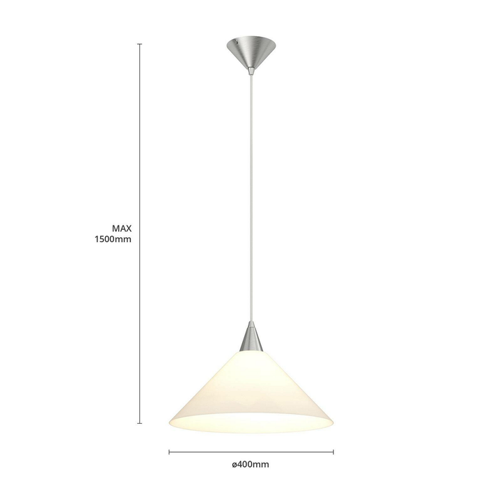 Lindby Glas-Pendelleuchte Petra Pendelleuchte Lampe Küchenlampe Leuchte E27 w150