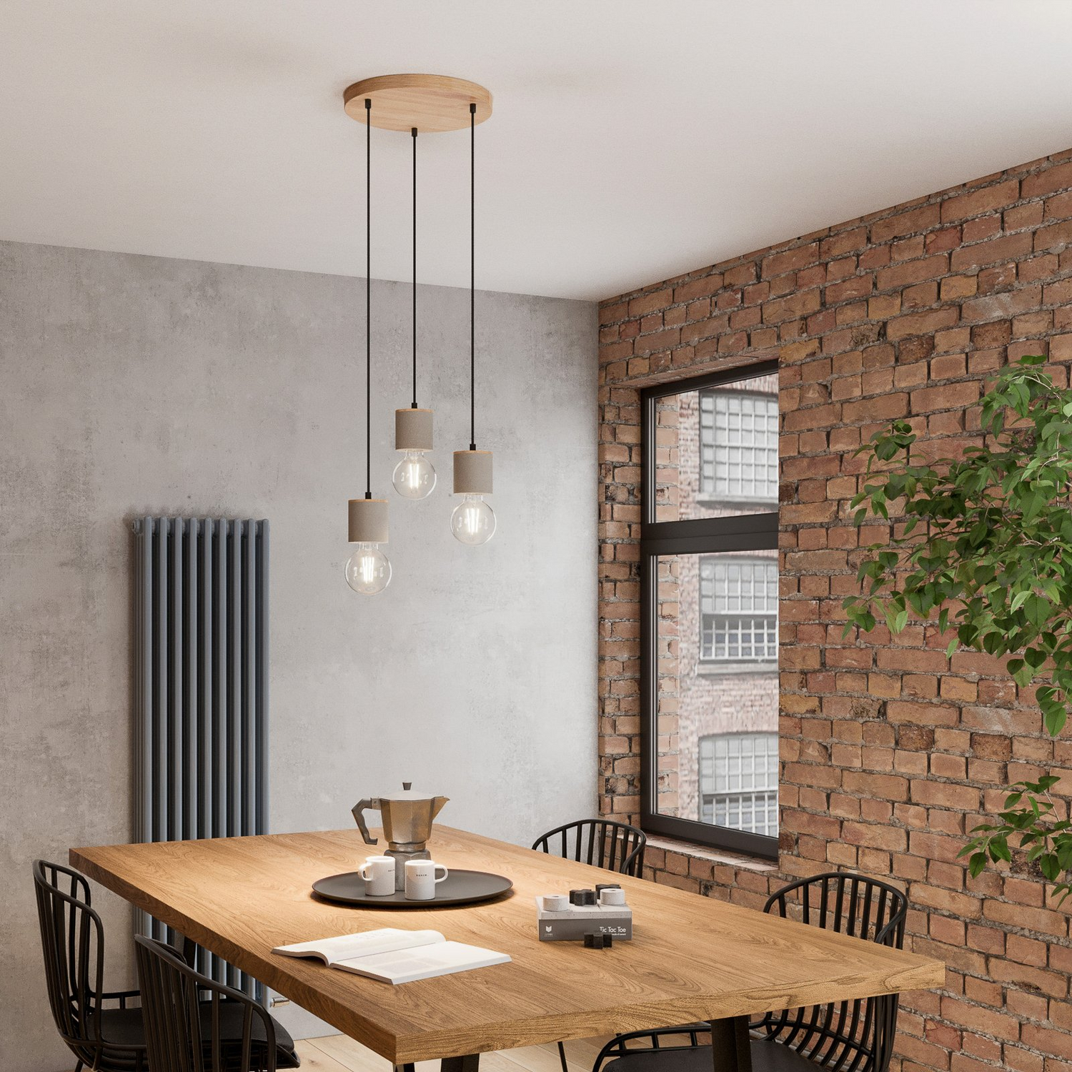 Envostar Jasper Hängeleuchte Hängelampe Deckenlampe Leuchte Rondell Lampe Licht B-Ware - 4251911723366