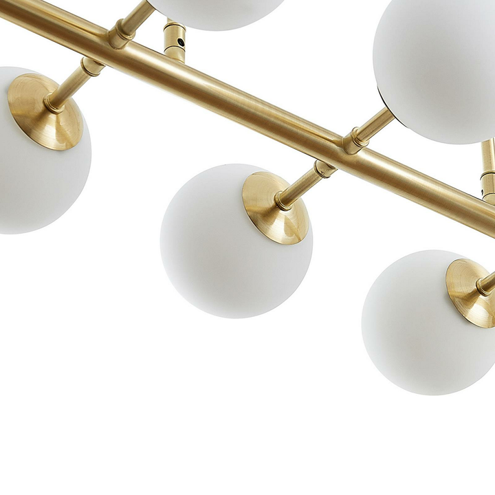 Lindby Kiamo Hängeleuchte Pendelleuchte Deckenlampe Leuchte Glasschirme Opal B-Ware