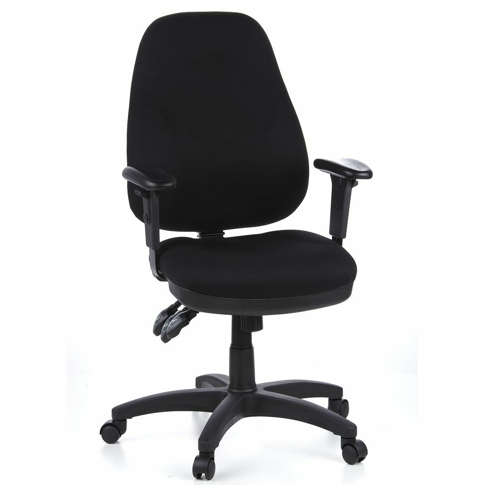 B-Ware Hjh Office Bürostuhl Drehstuhl Chefsessel Computerstuhl Zenit Pro Stoff Schwarz