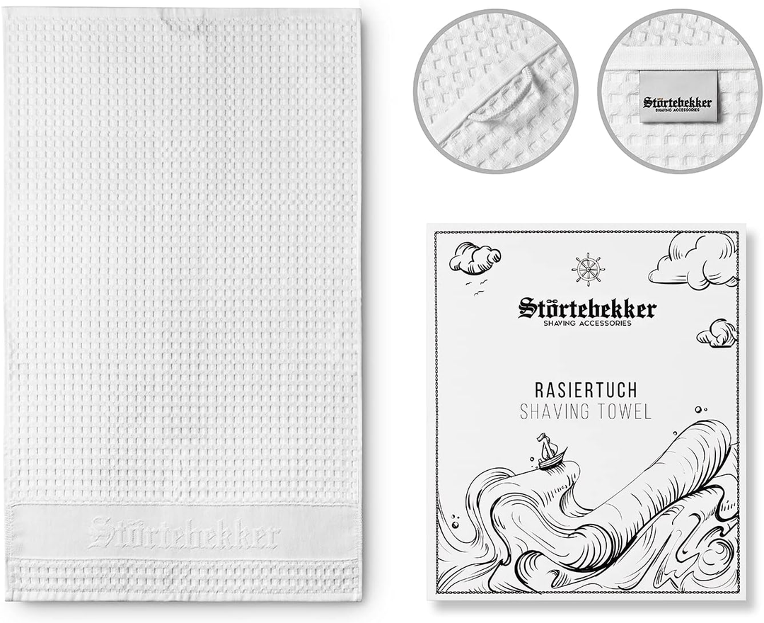 Störtebekker Premium Rasiertuch Handtuch Tuch 100% Baumwolle Made in Germany 563