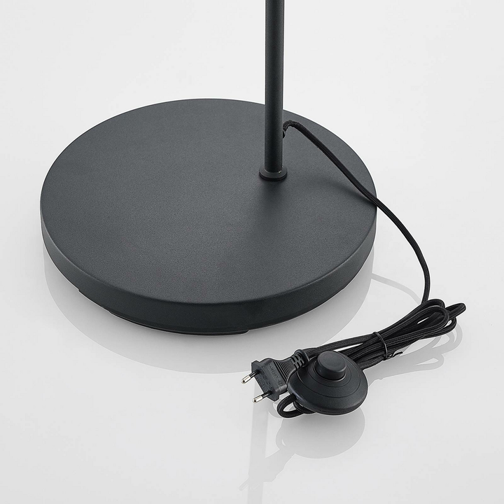 Lindby Trebale Stehleuchte Stehlampe Lampe Wohnzimmerlampe Leuchte schwarz ho191