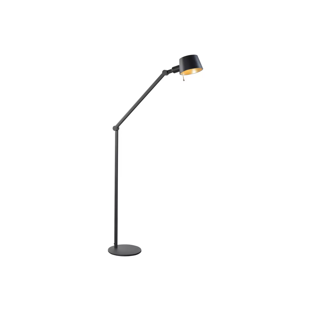 Lucande Stehleuchte Silka Höhe 173 cm schwarz Metall Stehlampe Lampe Leuchte E27