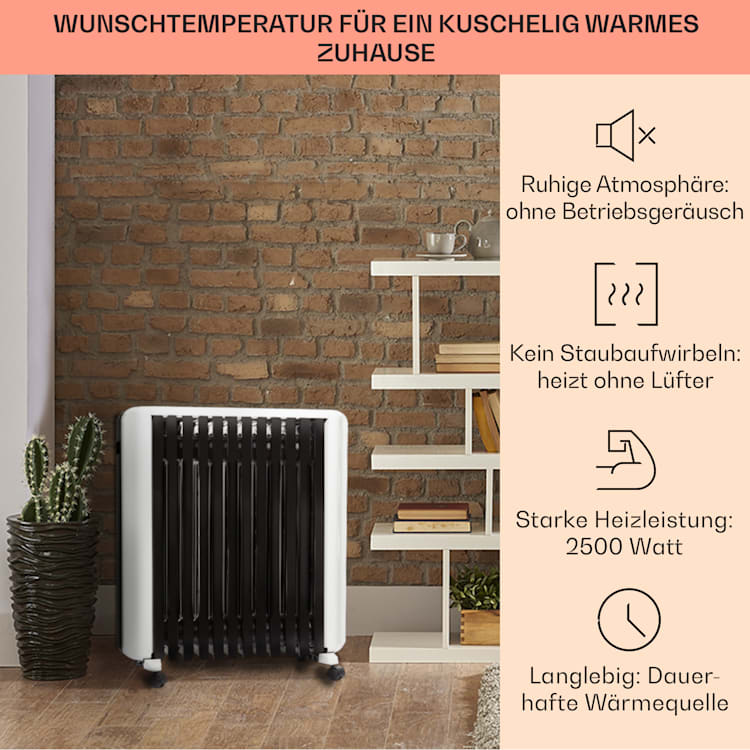 Klarstein Thermaxx 2500 Ölradiator Elektroheizung Mobile Heizung DEFEKTWARE