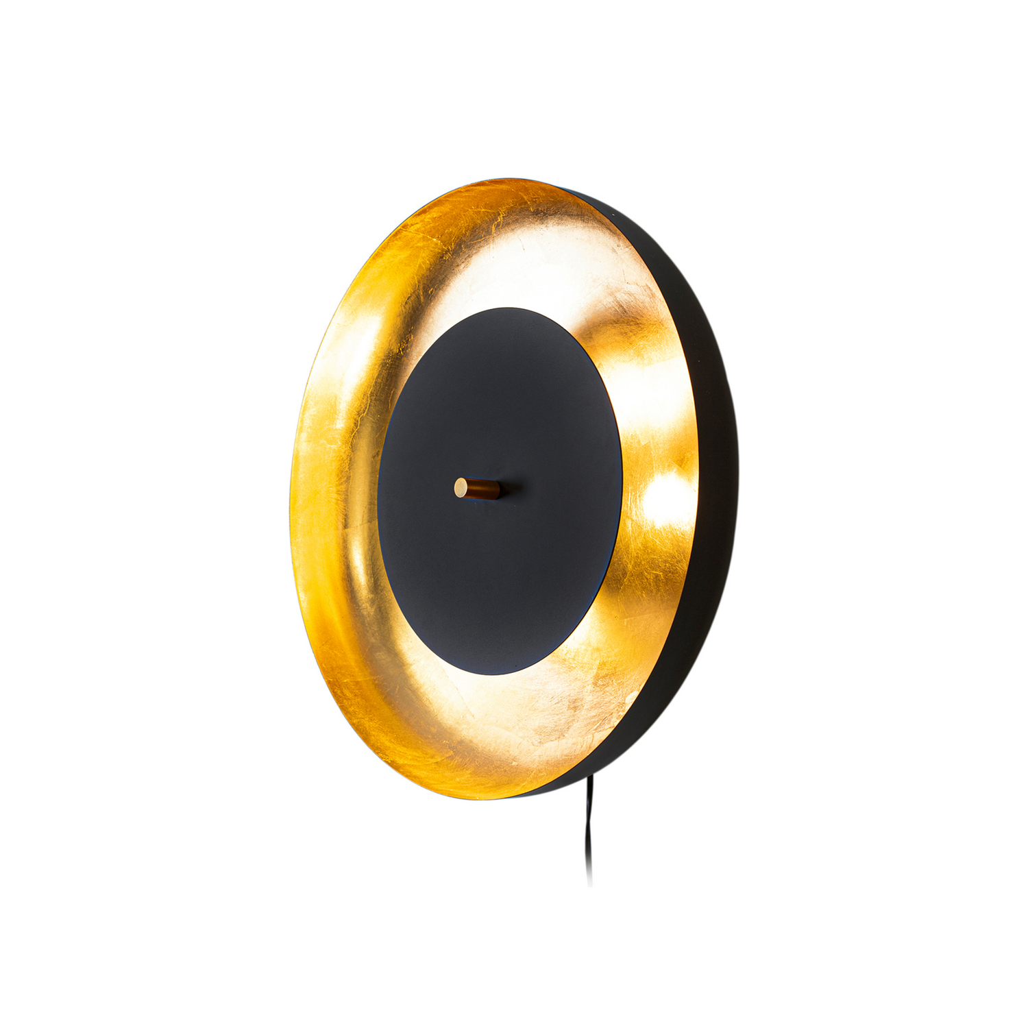 By Rydéns Shelby Wandleuchte Stecker Schwarz Gold Wandlampe Lampe Leuchte Spot B-Ware - 7391741010377
