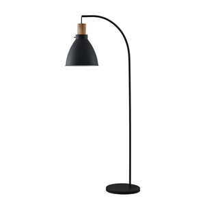 B-Ware Lindby Trebale Stehleuchte Stehlampe Lampe Wohnzimmerlampe Leuchte Schwarz Holz